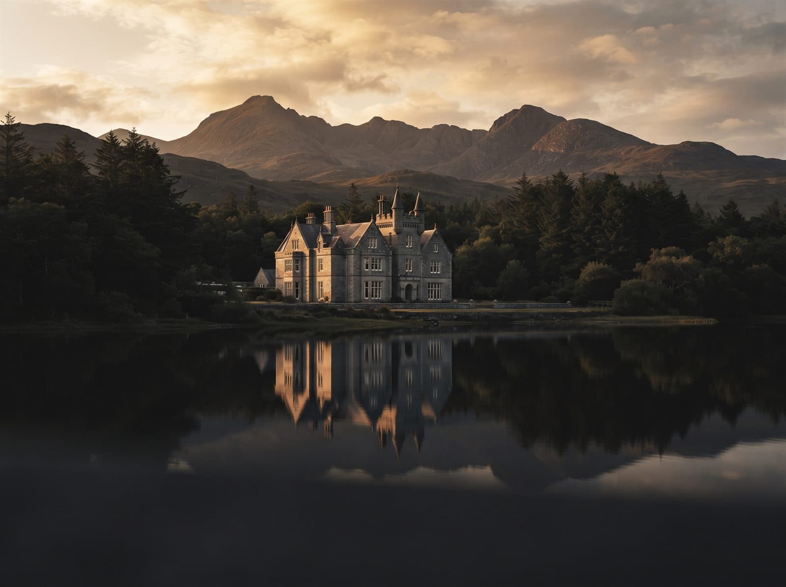 Ein Landhaus an der Muckross Road außerhalb von Killarney