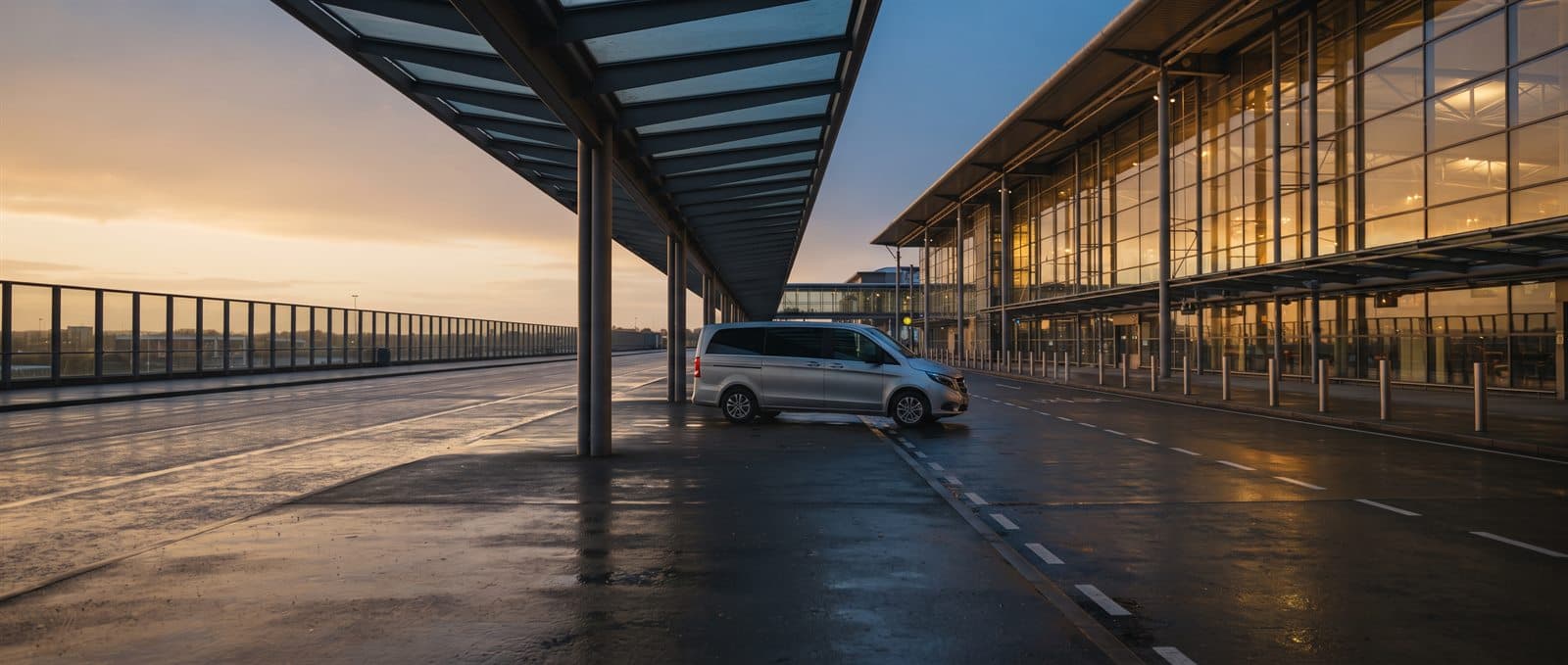 A late set-down at the terminal kerb